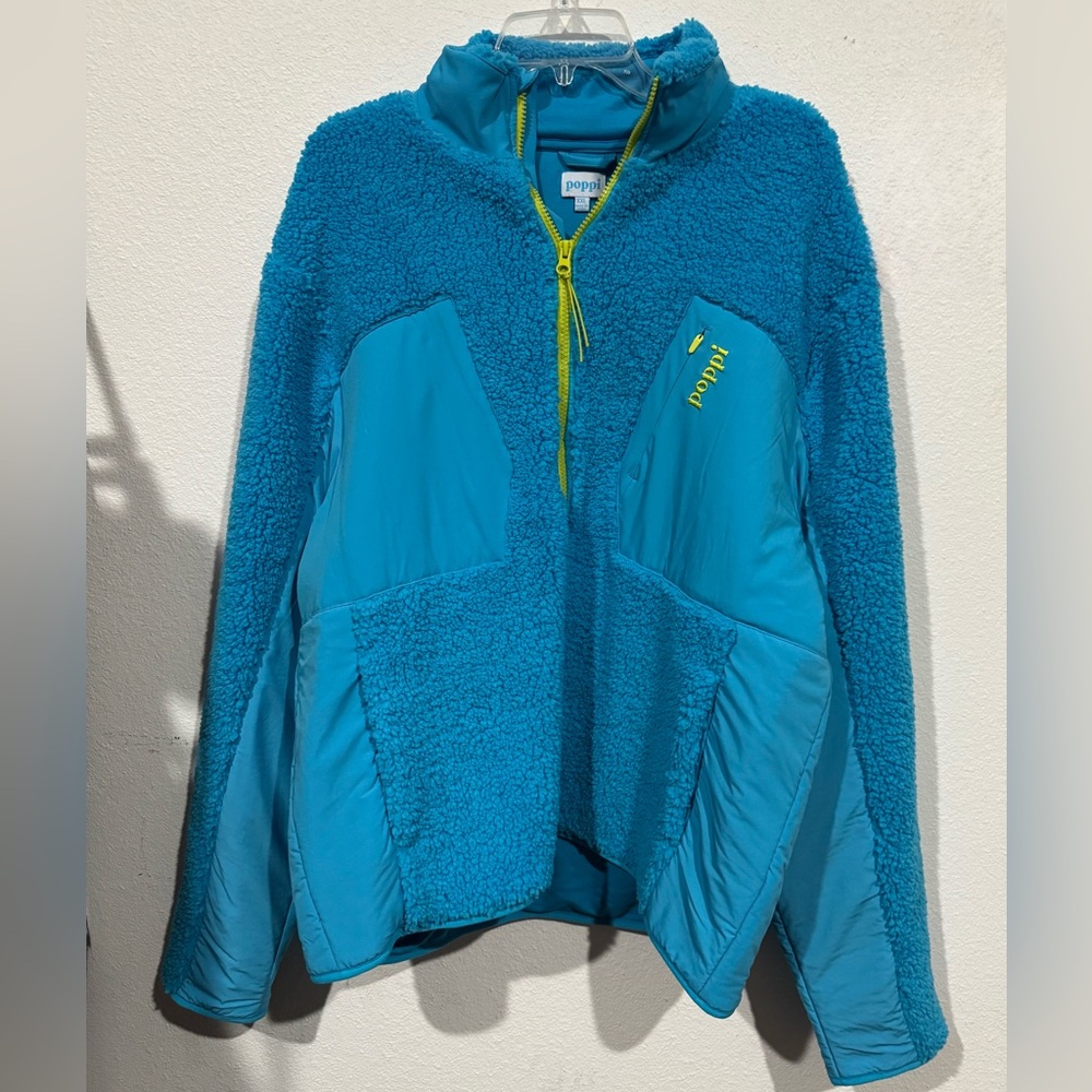 Neon Blue Poppi Jacket